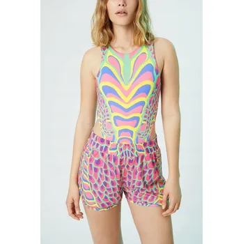 Body DESIGUAL Vzorované body bez rukávů (L)