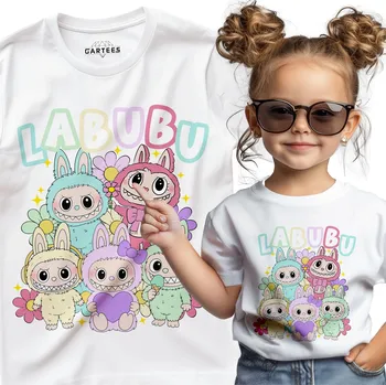 Chlapecké tričko LABUBU TRIČKO SLADKÁ PŘÍŠERKA bílé 128