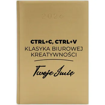 Kalendář Knižní kalendář 2026 A5 zlatý