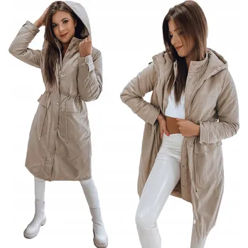 Dámský kabát Dámská zimní bunda/kabát S KAPUCÍ vel M