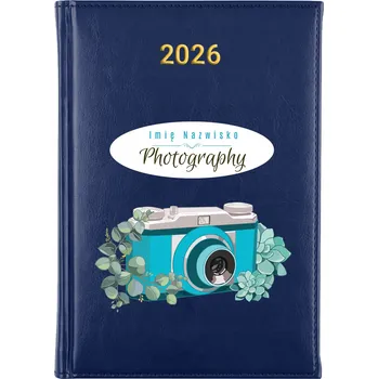 Kalendář Knižní kalendář 2026 A5 modrý