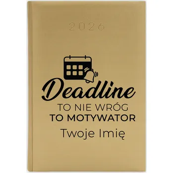 Kalendář Knižní kalendář 2026 A5 zlatý