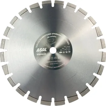 Řezný kotouč DIAMANTOVÝ KOTOUČ DIAMES ASAL 400 MM ASFALT PROFI
