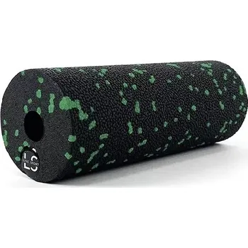 Pěnový válec Mini masážní váleček | Line Sport rolovací váleček 15 cm černý a zelený