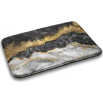 Koupelnová předložka Měkká koupelnová předložka Zlatý mramor