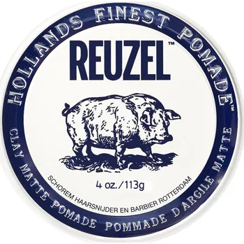 Stylingový přípravek REUZEL Pomáda na vlasy Matná SILNÁ Clay Matte Pomade Pasta Jíl 113 g