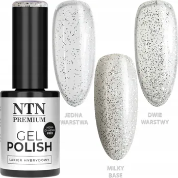 Lak na nehty Hybridní lak LED/UV Gel Polish Whites Č. 477 Limited Edition NTN 5 g