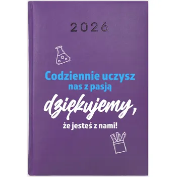Kalendář Knihový kalendář 2026 A5 fialový