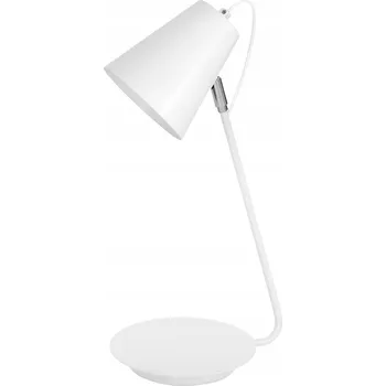 Lampička Stolní lampa Luminex bílá, stříbrná 60 W