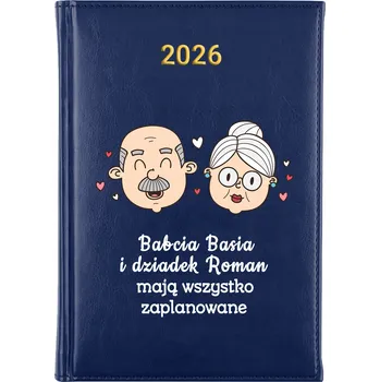 Kalendář Knižní kalendář 2026 A5 modrý