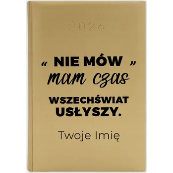 Kalendář Knižní kalendář 2026 A5 zlatý