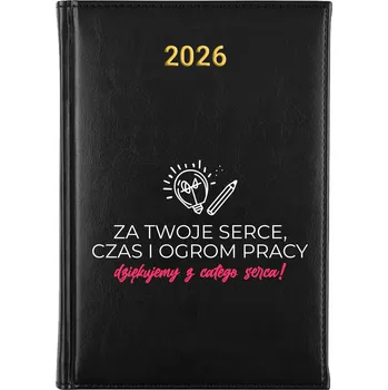 Kalendář Knižkový kalendář 2026 A5 černý