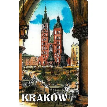 Obraz 3D Magnet na ledničku s obrázkem kostela Panny Marie Krakov