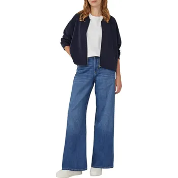 s.Oliver SURI Wide Leg 2168856/54Z6 Modrá 42/34