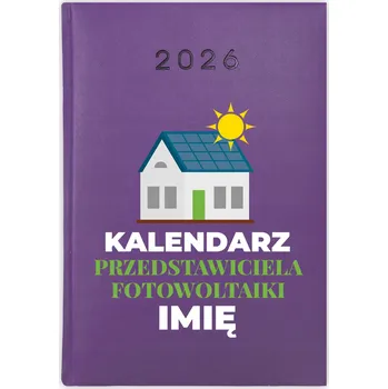 Kalendář Knihový kalendář 2026 A5 fialový