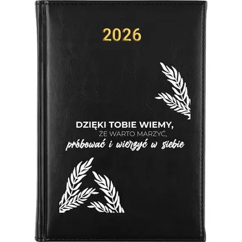 Kalendář Knižkový kalendář 2026 A5 černý