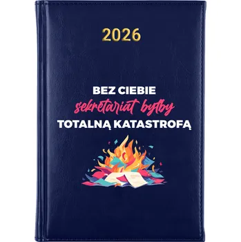 Kalendář Knižní kalendář 2026 A5 modrý