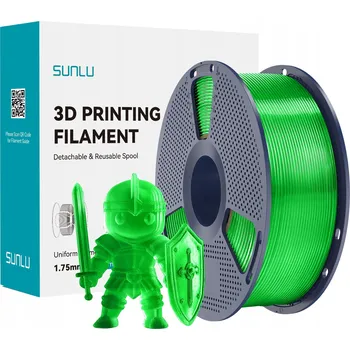 Filament PLA filament Sunlu 1,75 mm 1 kg zelený