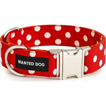 Obojek pro psa Wanted Dog Nylonový obojek pro psa - červený Velikost: S, Typ spony: Plastová, Šířka: 2cm