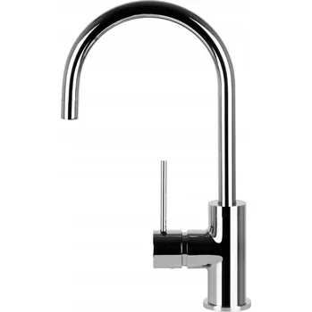 Vodovodní baterie Kuchyňská stojánková baterie Corsan Lugo, stříbrná