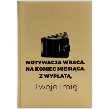 Kalendář Knižní kalendář 2026 A5 zlatý