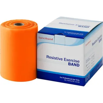 Cvičební pás | Sanctband 46m rehabilitační guma oranžová