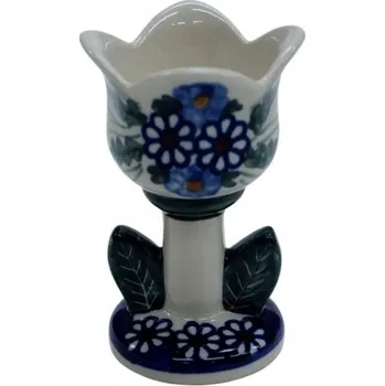 Svícen Keramický svícen tulipán Keramika Bolesławiec