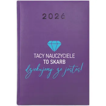 Kalendář Knihový kalendář 2026 A5 fialový