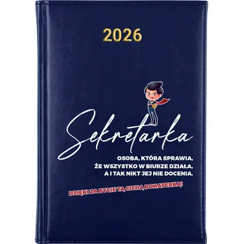 Kalendář Knižní kalendář 2026 A5 modrý