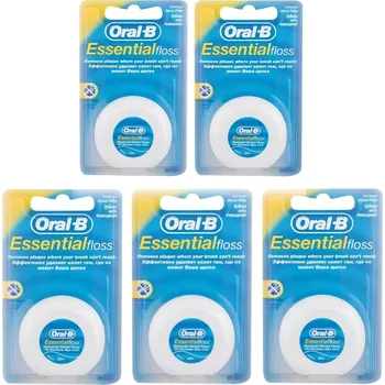 Zubní nit Zubní nit voskovaná Oral-B Essential Floss 50 m mátová