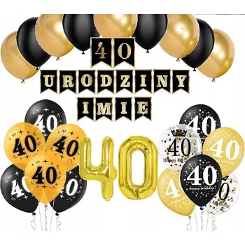 Balónek BALÓNKY k 40. narozeninám + JMÉNO