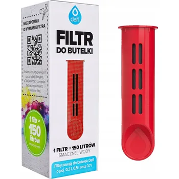 Filtr do lahve náhradní Dafi - 1 ks Červený