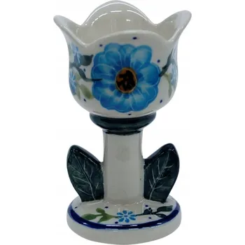 Svícen Keramický svícen tulipán Keramika Bolesławiec