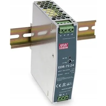 spínaný zdroj Napájecí zdroj Mean Well na DIN lištu EDR-75-48 48V 1.6A 76W