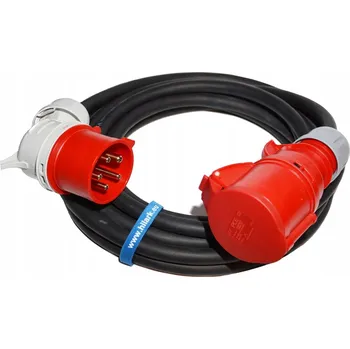 Napájecí kabel Prodlužovací Kabel Hilark 5 m 1 ks zásuvek, černý