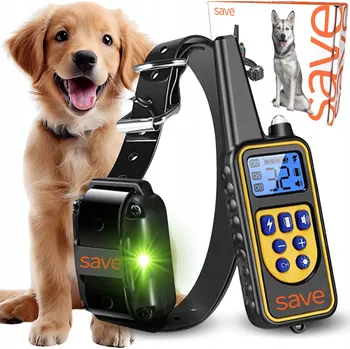 Obojek pro psa Obojek pro psa z ekologické kůže, výcvikový Save, univerzální velikost