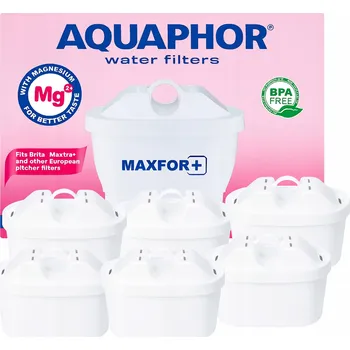 vodní filtr Filtrační vložky Aquaphor Maxfor Mg+ hořečnaté vložky do filtračních konvic 6 Kusů