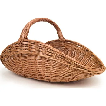 Koš na dřevo proutěný B044B