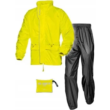 Moto bunda Prodyšný nepromokavý overal K-out Air S žluto-fluo/černý