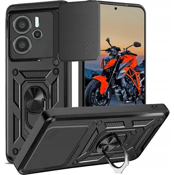 Pouzdro na mobilní telefon Pouzdro pro Xiaomi Redmi Note 14 4G | Defender Slide + 9h Tvrzené sklo