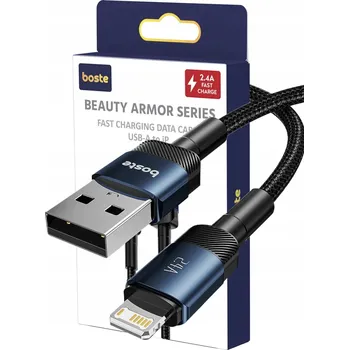 Datový kabel Kabel Boste USB - Apple Lightning 1 m modrý