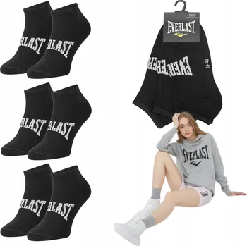 Pánské ponožky Ponožky Everlast SKS01-01 černé, velikost 35-38