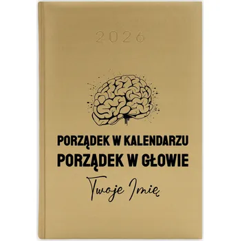 Kalendář Knižní kalendář 2026 A5 zlatý