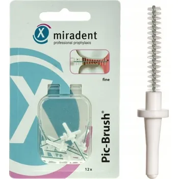 Zubní kartáček MIRADENT PIC-BRUSH Mezizubní kartáčky bílé 0,6mm 12 KS