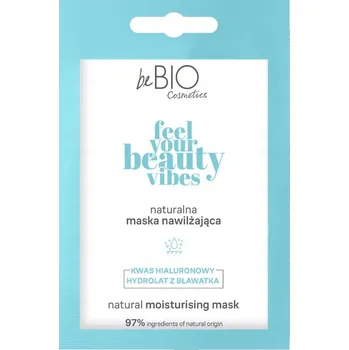 Pleťová maska BeBIO PŘÍRODNÍ HYDRATAČNÍ MASKA NA OBLIČEJ FEEL YOUR BEAUTY VIBES 10 ml