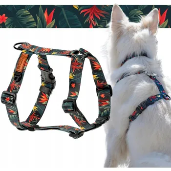 Postroj pro psa NASTAVITELNÉ postroje GUARD pro středně velké psy M 20 mm Ukory ZELENÉ