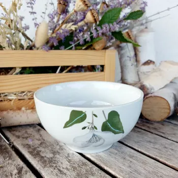 VITAL miska 14,5 cm, bílá květina A, Thun 1794 (Porcelánová miska 2. jakost)