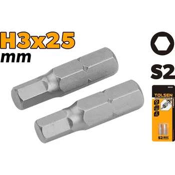 Bit Bit Hex 3x25mm 2 ks. Sada bitů