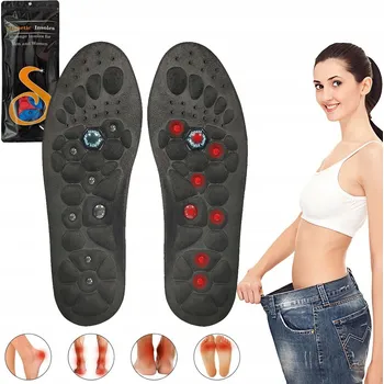 Vložka do bot MASÁŽNÍ MAGNETICKÉ GELOVÉ ORTOPEDICKÉ VLOŽKY DO BOT pro AKUPRESURU CHODIDEL