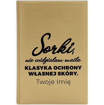 Kalendář Knižní kalendář 2026 A5 zlatý